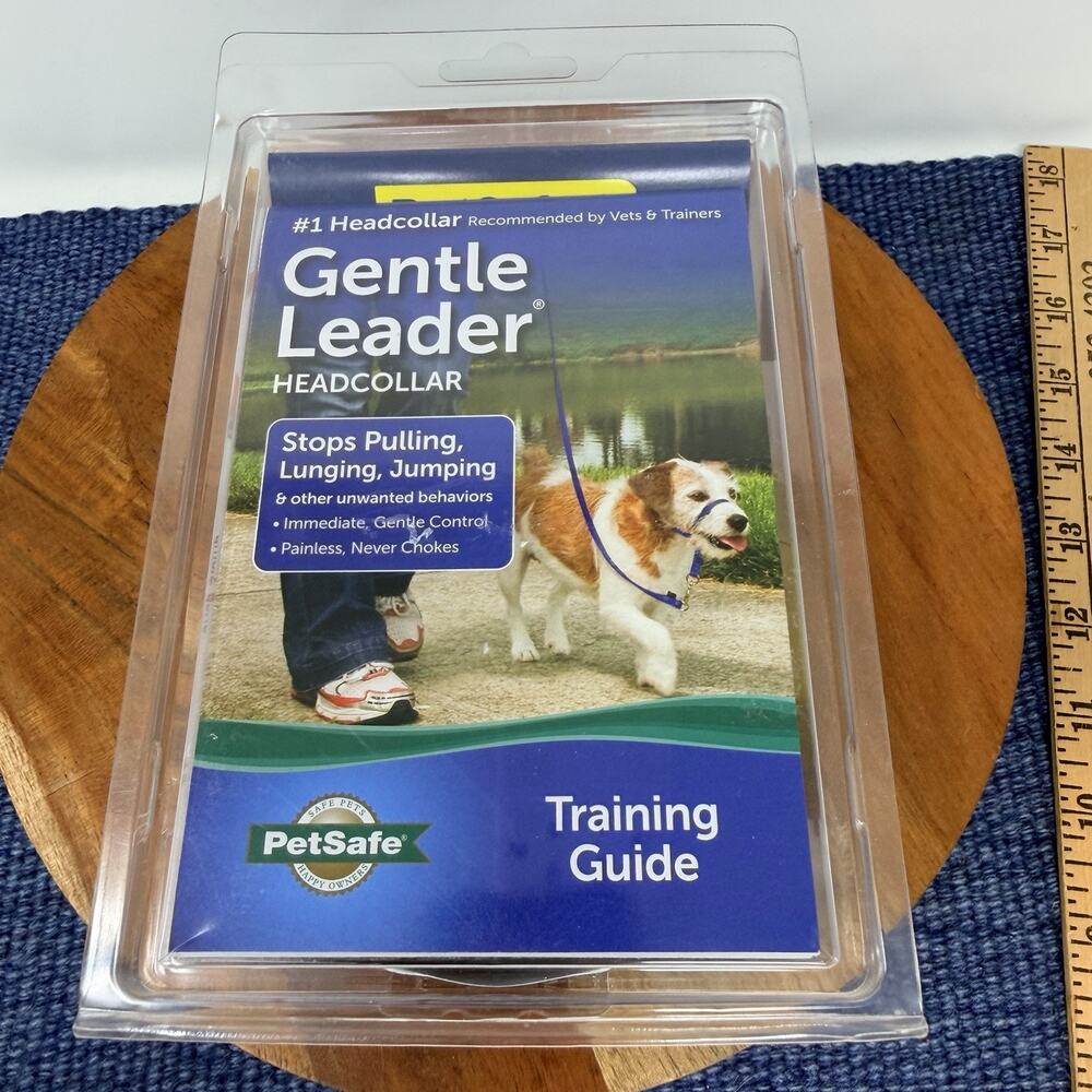PetSafe Gentle Leader No-Pull Dog Headcollar -Size: LARGE (60-130lbs.) Black.